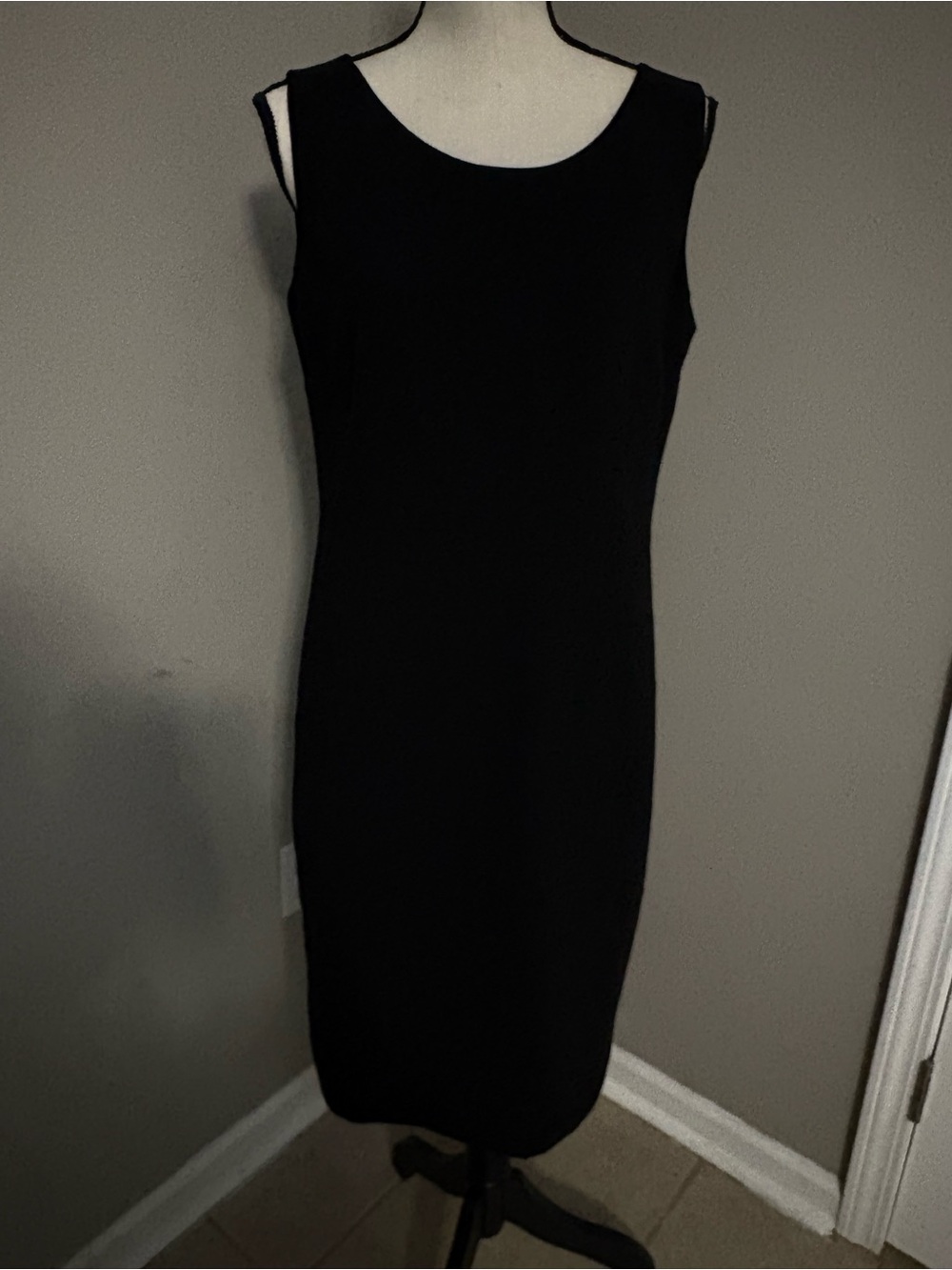 Kasper Brand Sleeveless Little Black Dress